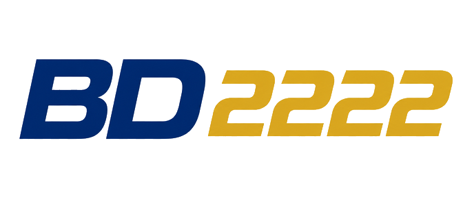 bd 2222 brand logo in blue gray style